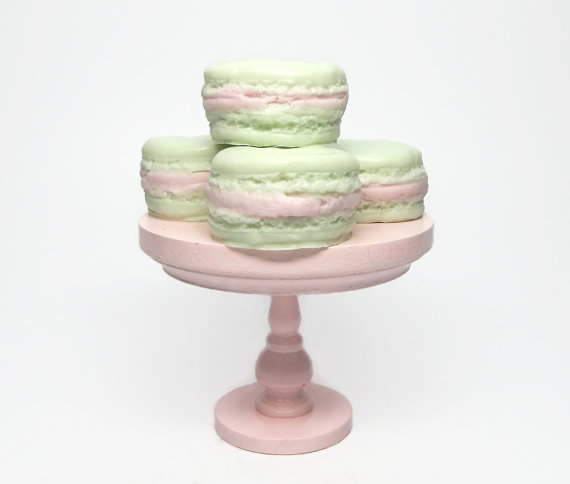 Macaroon soap set from CandlelitDesserts