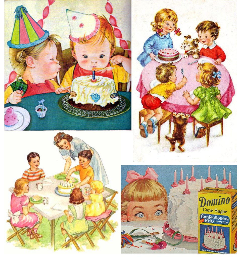 Retro Birthday Collage