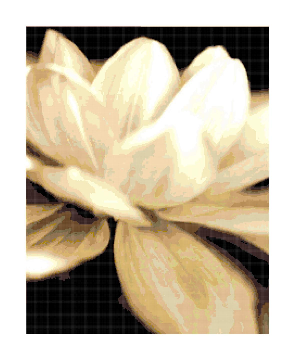 Lily pad cross stitch pattern