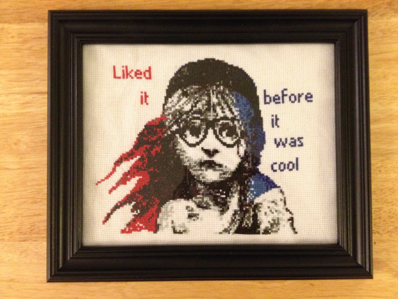 Les Mis cross stitch